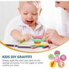 NUOBESTY Kids Painting Sponge 6Pcs EVA Paint Stamper Ocean Animal Pattern Sponge Painting Shapes Early Learning Finger Paint Sponge Craft Drawing