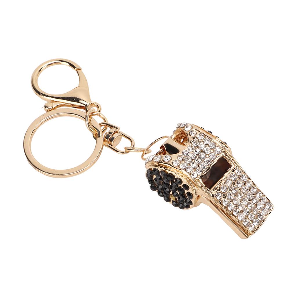 Keychain Zinc Alloy   Whistle Keychain Bag Decoration Ornament Metal Pendant Craft Jewelry Small Gift