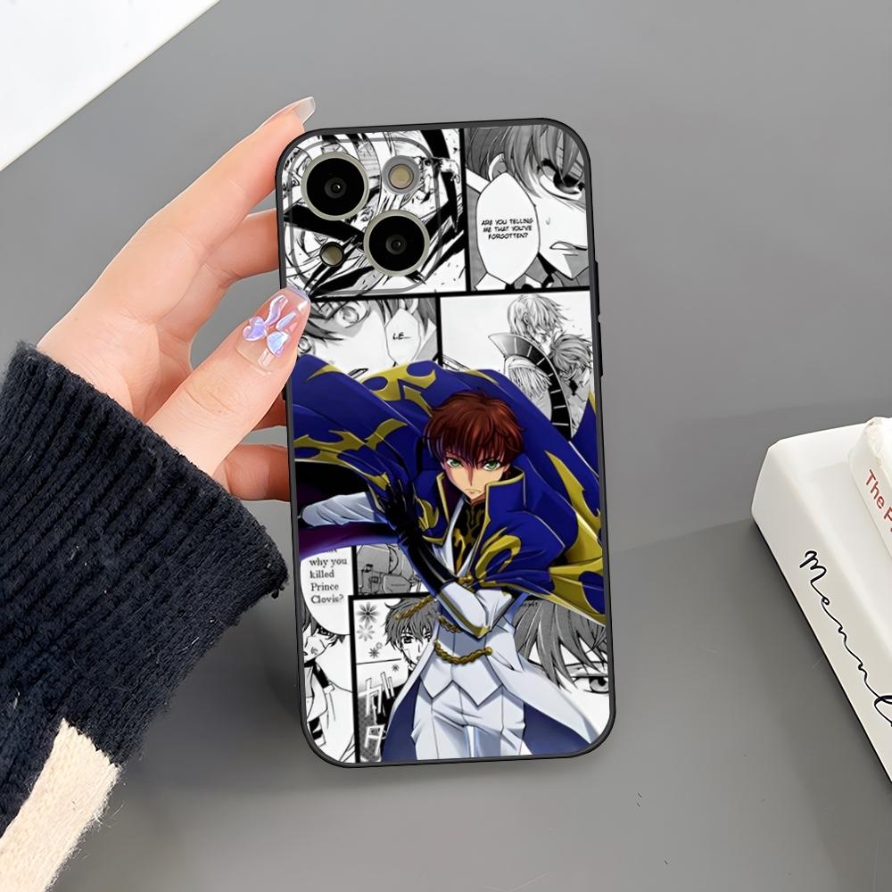 Code Geass Phone Case For Iphone 16 Plus 15 14 Pro Max 13 Mini 11 12 Xr X Xs 6 7 8 SE Plus Back Cover