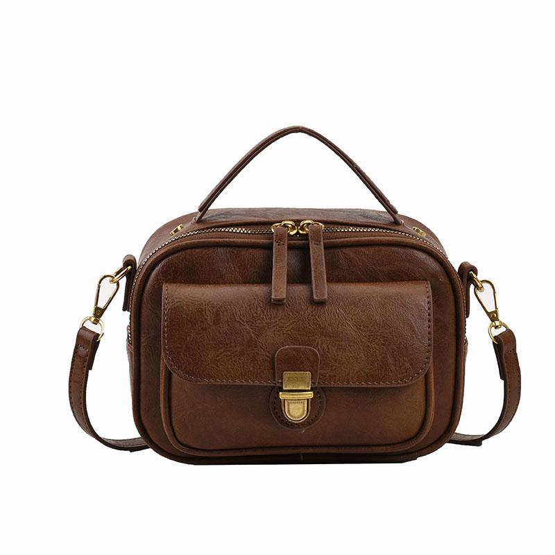 Mini Square Camera Bag for Women Winter New Designer Bags Luxury Crossbody Bag Pure Color Large Capacity Shoulder Satchels