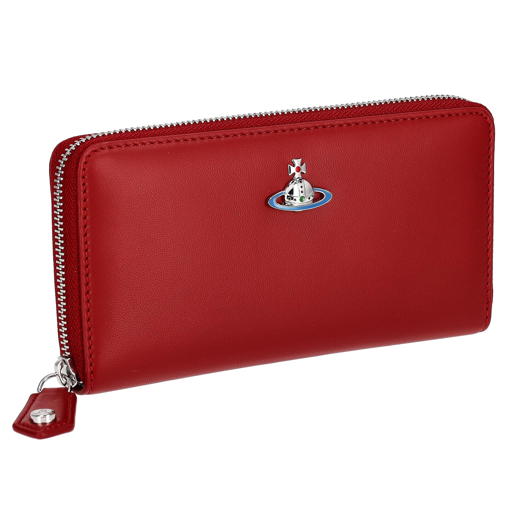 

Vivienne Westwood NAPPA Round Zip Long Wallet 51050023 RED/SILVER Women s [Used]