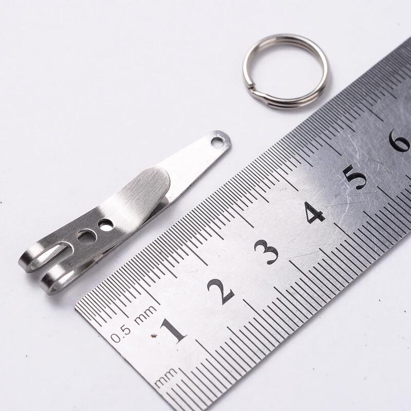 ZISIZ Mini Zakkarabijnhaak Clip, 10 Stuks
