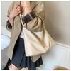 Retro bag women's large-capacity autumn and winter versatile casual shoulder bag textured commuter tote bag