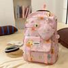 Cartoon Print Student Schoolbag Women's Backpack Large Capacity Backpack