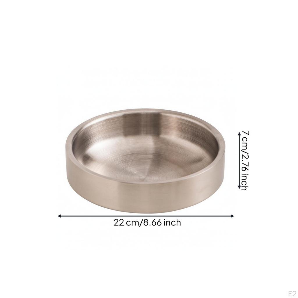 Temperature Control Bowl Wipe-Clean for Home Dining, Restaurant-Style Plating