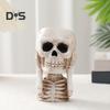 Resin Planter Pot Skull Halloween Skeleton Figurine Flowerpot Indoor Outdoor Succulents Plants Container Home Balcony Garden Decoration
