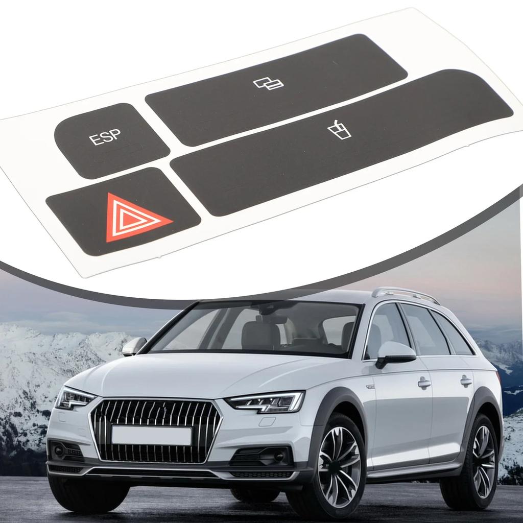 Automotive Button Repair Decal Sticker Luxurious Functionality Holder Knob Left Light Reflected Sophisticated Spacious Switch