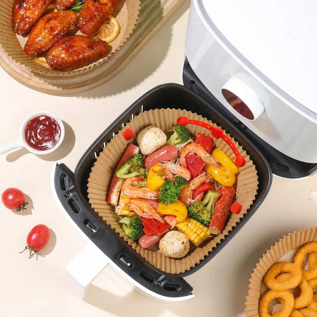 Air Fryer Magnetic Silicone Buckle Silicone Heat-Resistant Air Fryer Magnets for Parchment Liner for Kitchen Home Apartment