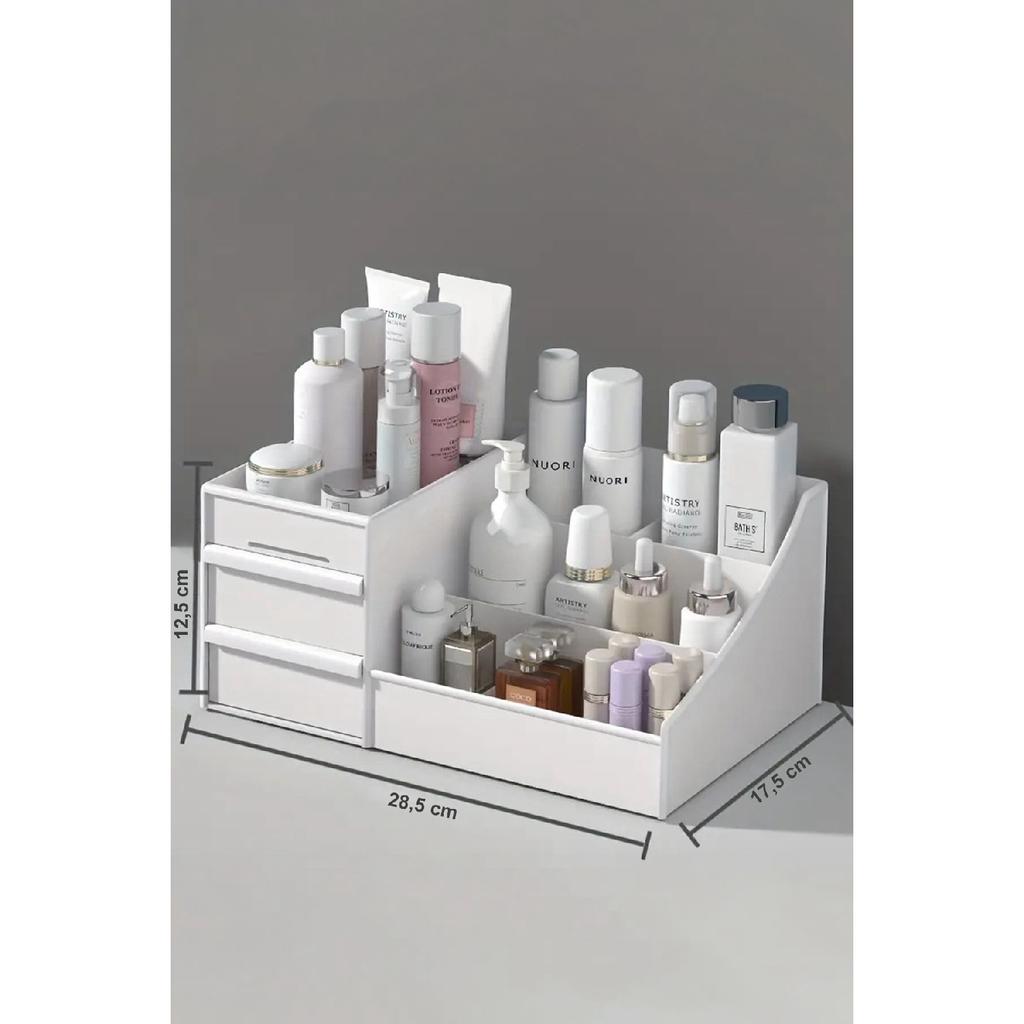 Elegance Multi-purpose Organizer With Drawers Cosmetic Perfume Cream Jewelry Organizer