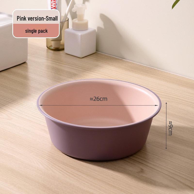 

Durable Multi-Purpose Plastic Basin: Ideal for Face Washing, Baby and Foot Bath, Household Use, or Dorm Laundry