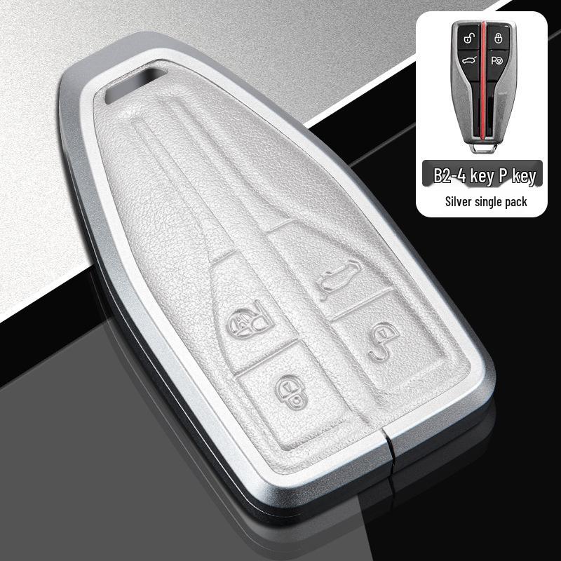 2022 Hongqi H5 Key Case: Protective Metal Shell for 18-21 Models, Unisex Design