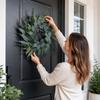 Artificial Wreath for Spring Summer Home Decor Wedding Wall Hanging 50cm