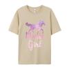 Slogan Horse Girl T Shirt Equestrian Birthday Short Sleeve Valentine Day Tees Funky Round Collar Cotton T Shirt Adult Tshirts
