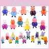 Colorful Eco-friendly Peppa Pig Family Friends Action Figures For Kids 25pcs Set