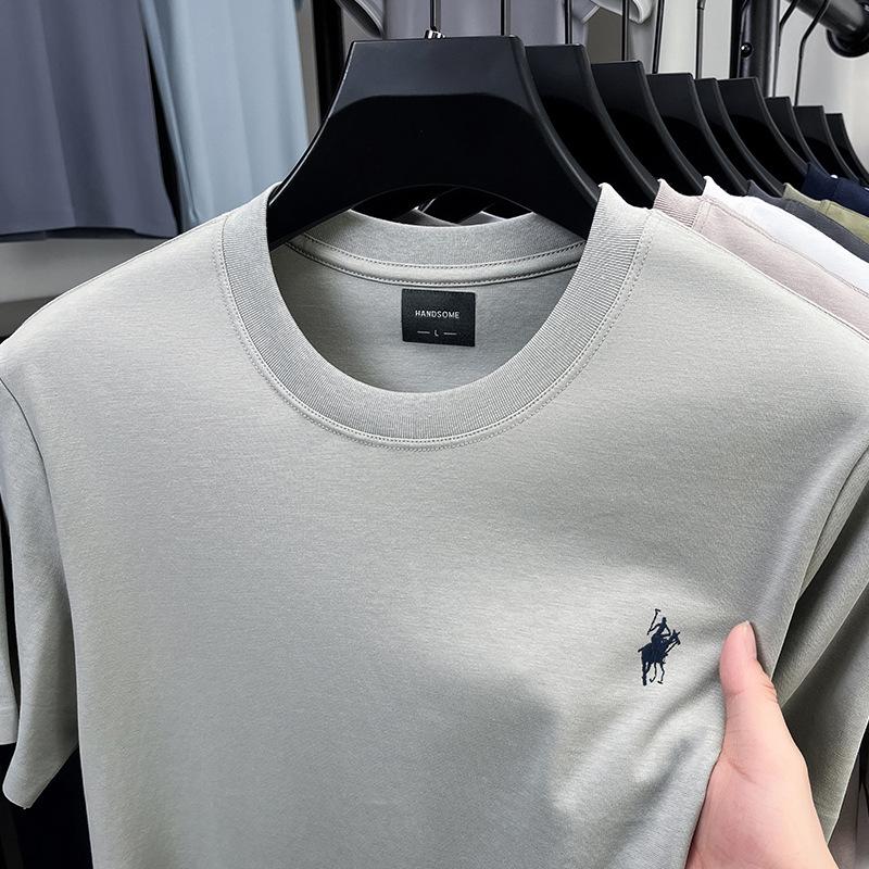 Men's Premium Casual Embroidered Short-Sleeve T-shirt