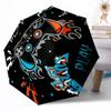 Gaming Player Zone Outdoor Automatic Umbrella Retractable Design with 8-Rib Durability Lightweight Perfect Gift for Friends Family