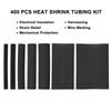 400 Pc Heat Shrink Tubing Kit 3:1 Ratio Adhesive Ratio Marine Grade Shrink Wrap