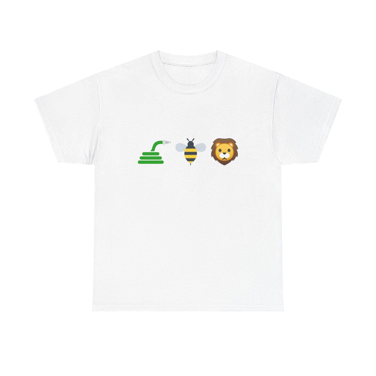 Hose Bee Lion Unisex Heavy Cotton Tee S