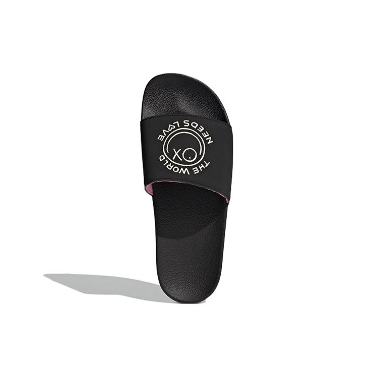 Adidas Andre Saraiva x Adilette Slide The World Needs Love Unisex Sneakers Black Core-Black Chalk-White GZ2201