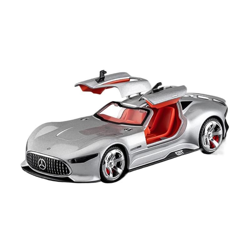 1/32 Mercedes-Benz AMG Vision GT Sportwagen Modell Simulation Sound und Licht Desktop Ornament Kinderspielzeug Jungengeschenk