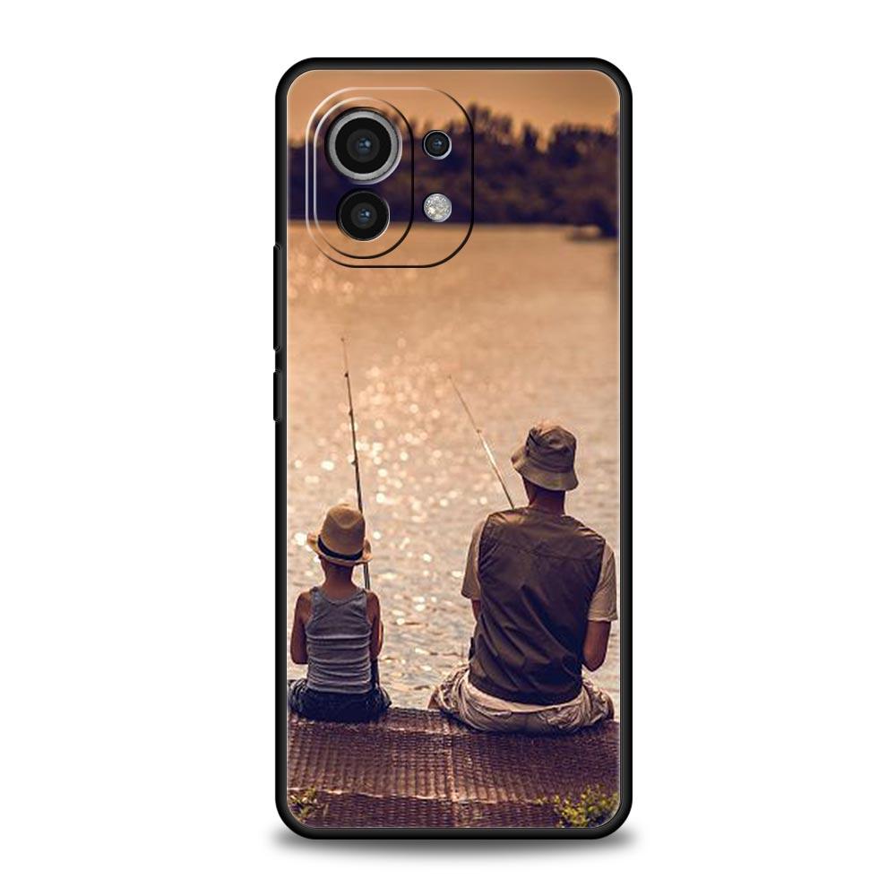 Phone Case For Xiaomi Mi 15 14 14T 13T 12T Pro 12 13 11 Lite 5G 11T X6 X5 Pro Soft TPU Cover Carp Fishing Fish