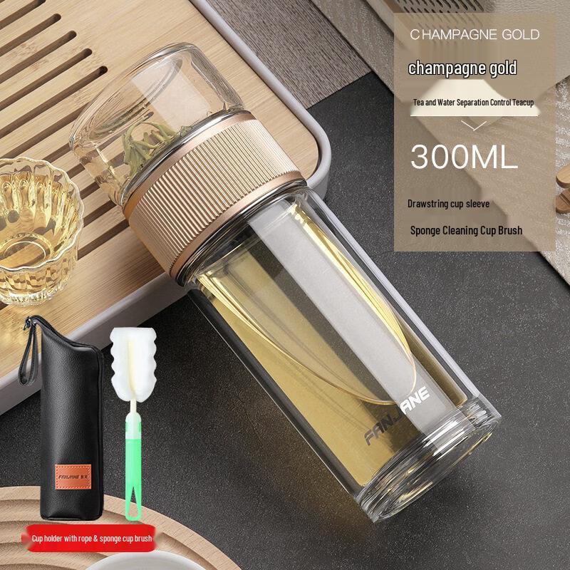 Portable Glass Tea Infuser Bottle