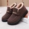 Women's Snow Boots Moccasins Soft Loafers Women's Winter Casual Warm Short Comfort Shoes