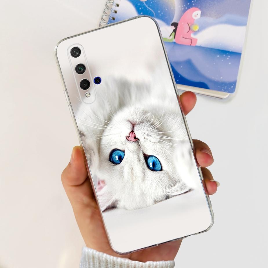 For Huawei Honor 20 Case YAL-L21 YAL-AL00 Luxury Painted Cover Soft Silicone Phone Case For Huawei Nova 5T Nova5T Honor20 Bumper