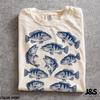 Peacock Bass Tattoo Style Vintage 90s Shirt, Retro Comfort Colors® Y2K Fisher Tee, Tucunaré Fish Shirt for Men, Fisher Gifts, Ocean Apparel