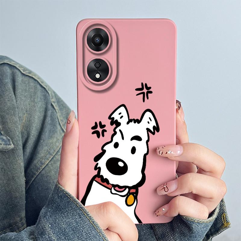 For OPPO A78 4G Phone Case CPH2565 Cover Soft Silicone Cute Panda Flower Boys Girls Painted Shell Funda Protective Casing Coque