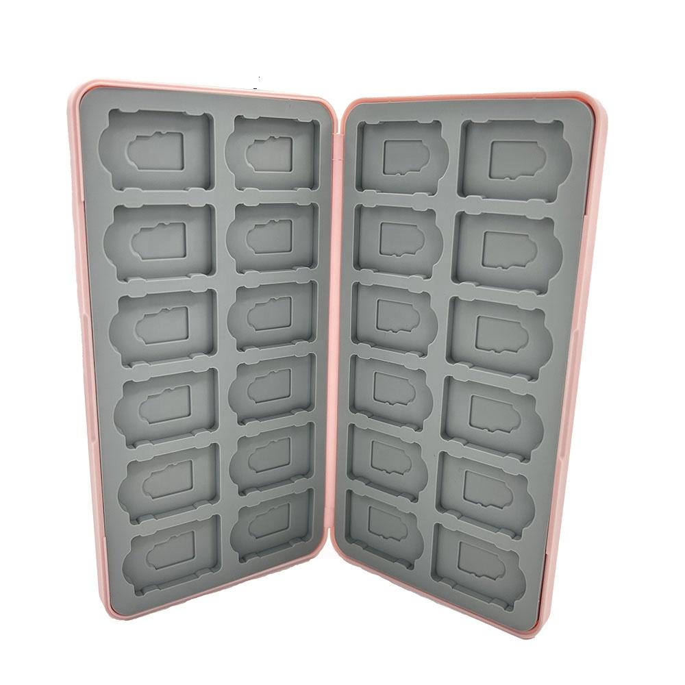24-Card Magnetic Card Case Organizer Hard Case for Nintendo Switch 2 OLED Lite Professional Protective Memory Game Case