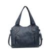 Solid Color Pu Tote Bag For Women With Large Capacity And Crossbody Style For Daily Use