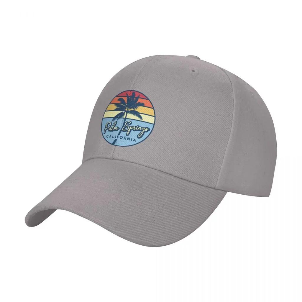 Palm Springs California Baseball Cap Sports Fishing Hat Sunhat Cosplay Girl Unisexs