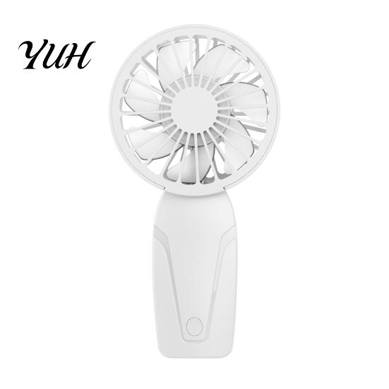 Three-speed Handheld Fan Small Personal Speed Adjustable Strong Airflow Low Ergonomic Design Mini Noise USB Rechargeable Compact Portable Cooling белый