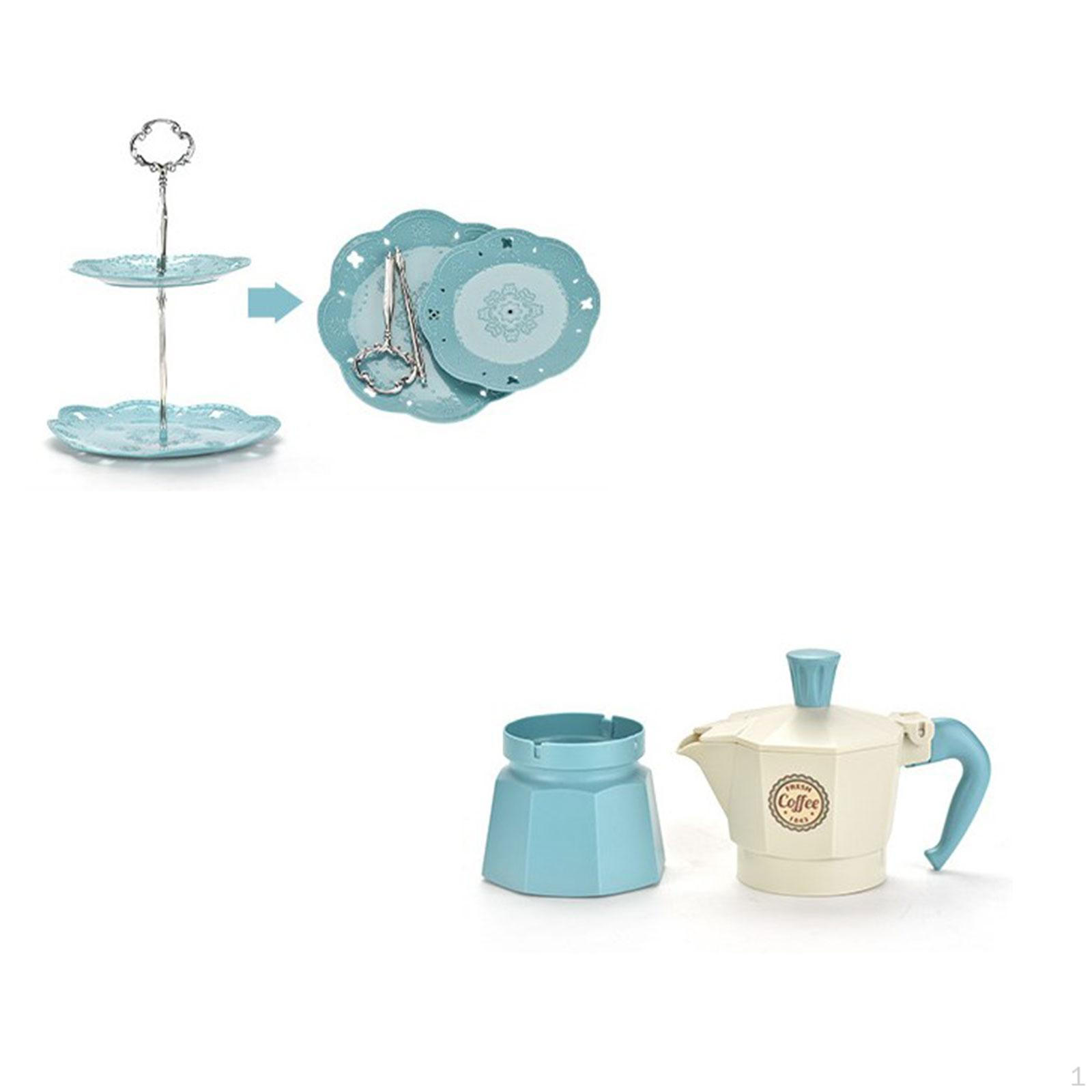 

Ігровий набір для кавомашини з 52 елементами Early Education Toys Іграшка Монтессорі Ігровий набір для ігор для синій