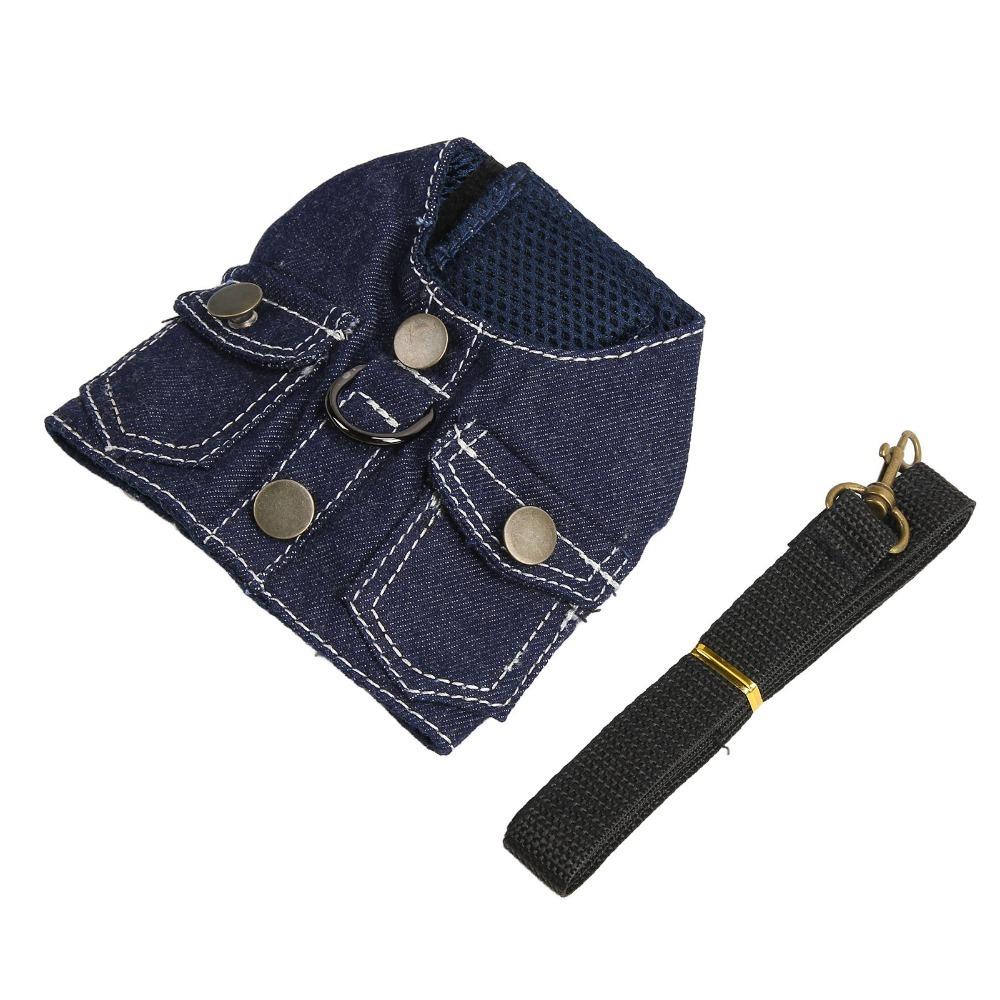 Oxford Cloth Dog Cat Leash Anti-knot Escape Proof Harness Durable Pet Harness Outdoor Walking