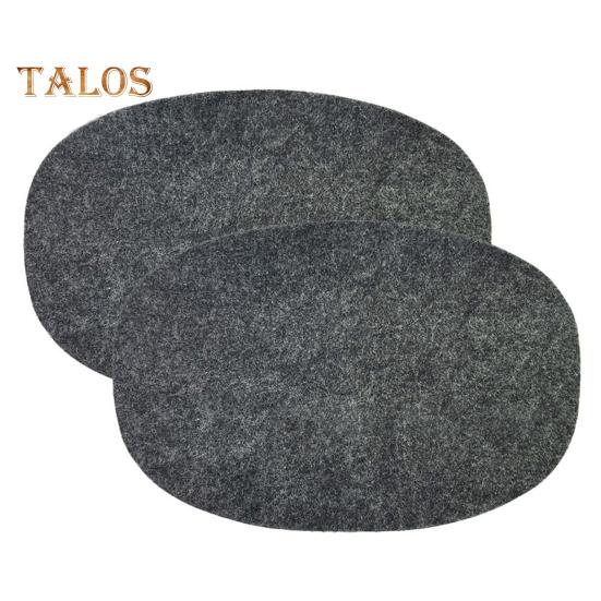 

2 шт. термозащитные коврики, многоразовые теплоизоляционные портативные удобные кухонные коврики для столешницы, термостойкие коврики, кухонный инструмент черный серый