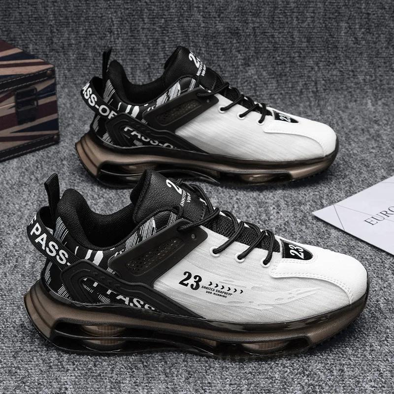 High top men's shoes youth student running shoes spring and autumn casual comfortable and breathable men's sports shoes sneakers