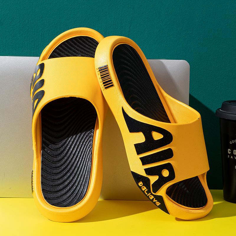 Outer slippers summer men's indoor home non-slip home silent senior women's sandals men's summer
