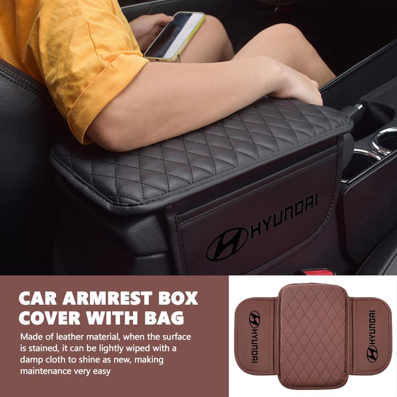 Car Arm Rest Pad Center Console Armrest Elbow Protector Cushion For Hyundai Genesis N-LINE I10 I20 I30 I40 IX20 IX35 Kona MM15