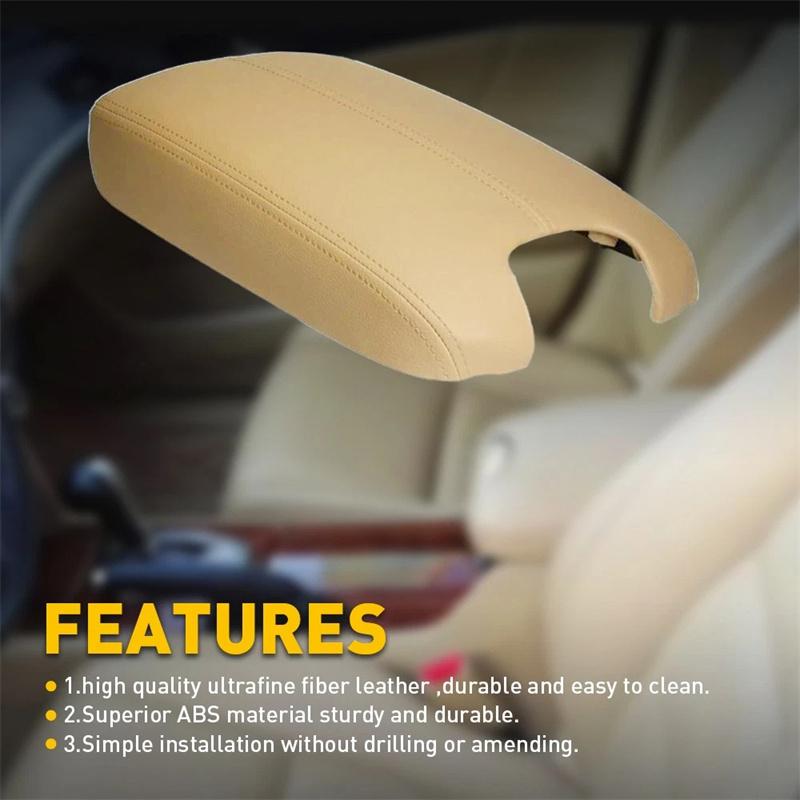 Auto Armlehne Mittelkonsolen Deckel Leder Armlehne Für Honda Accord Ersatzabdeckung 2008 2009 2010 2011 2012 Mittelkonsolenabdeckung