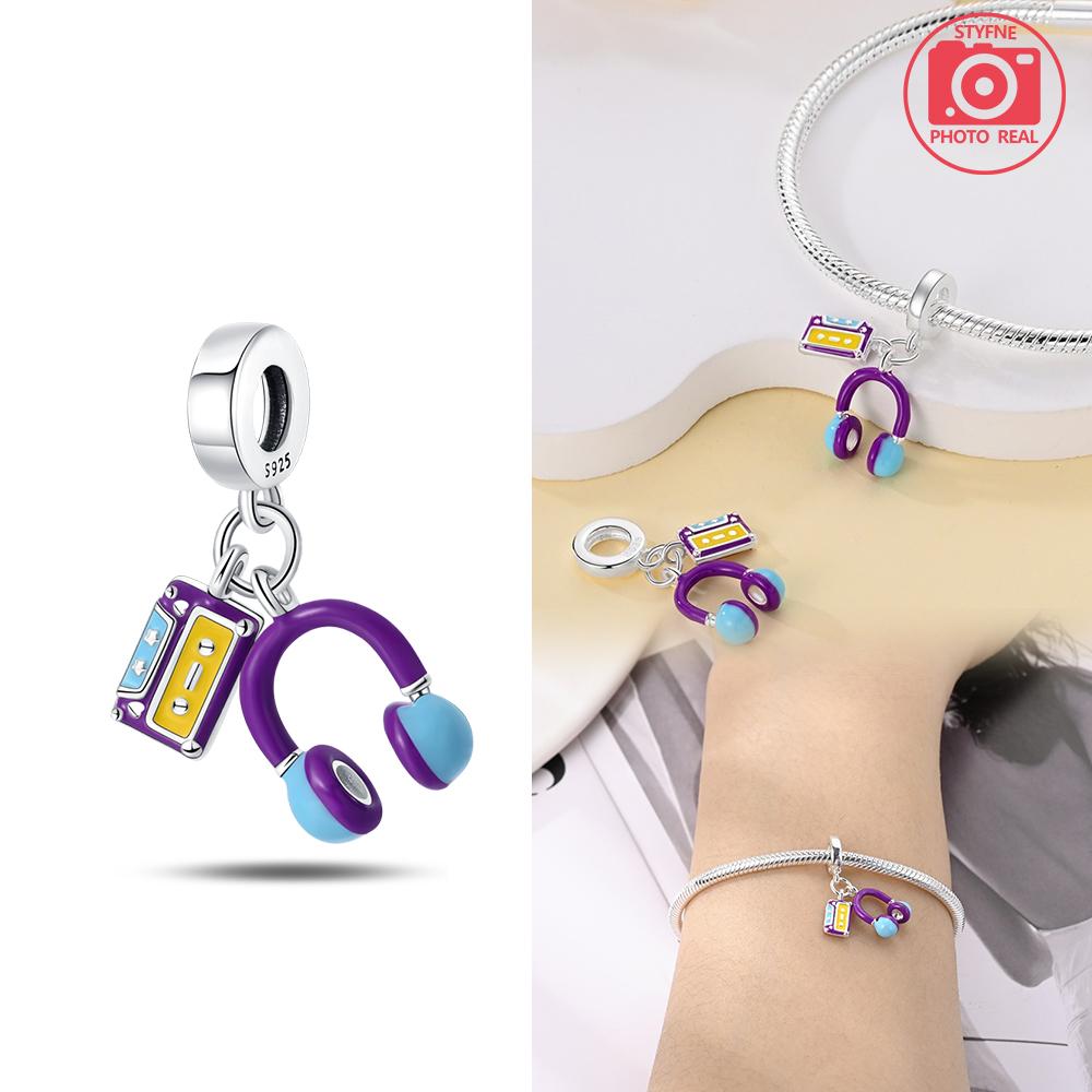 Headphone Tape Pendant Copper Colors For Charms Copper Colors Original Bracelet For Jewelry Making