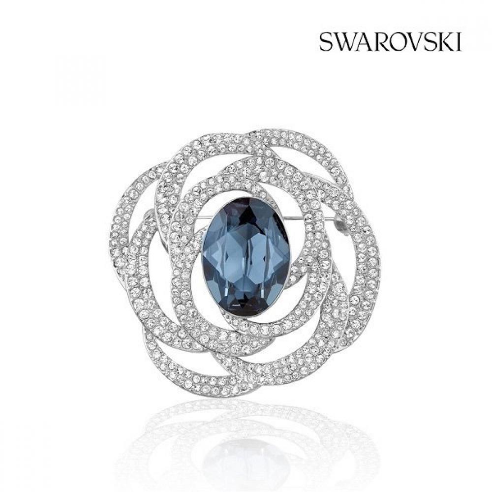 Swarovski [original Product Shopping Bag Included] Barrett Brooch 5122715