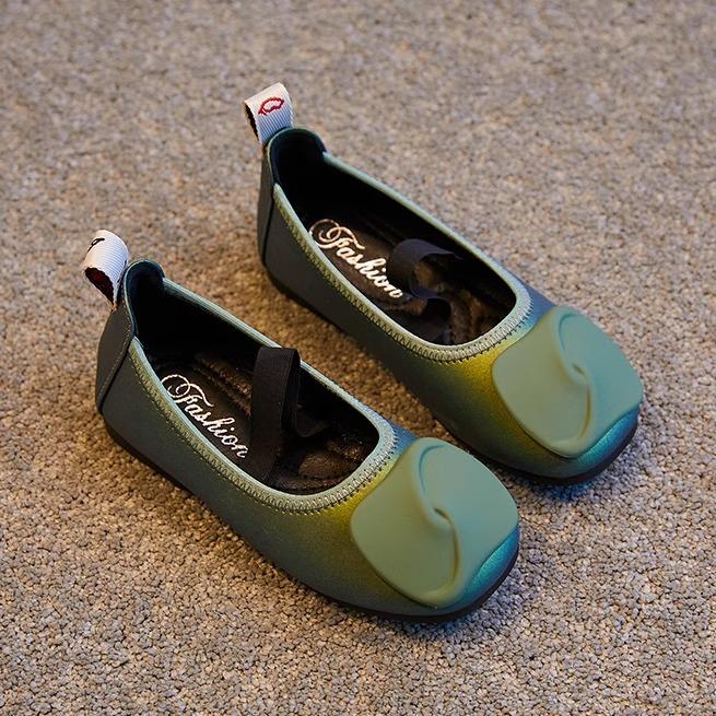 

Взуття для дівчат Весна та осінь Новий стиль принцеси Елегантне дитяче взуття для дівчинки Модний тренд 35 зелений