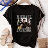 The King of Pop, Michael Jackson, Trendy Short-Sleeved Men's and Women's Universal Shirt Patte
