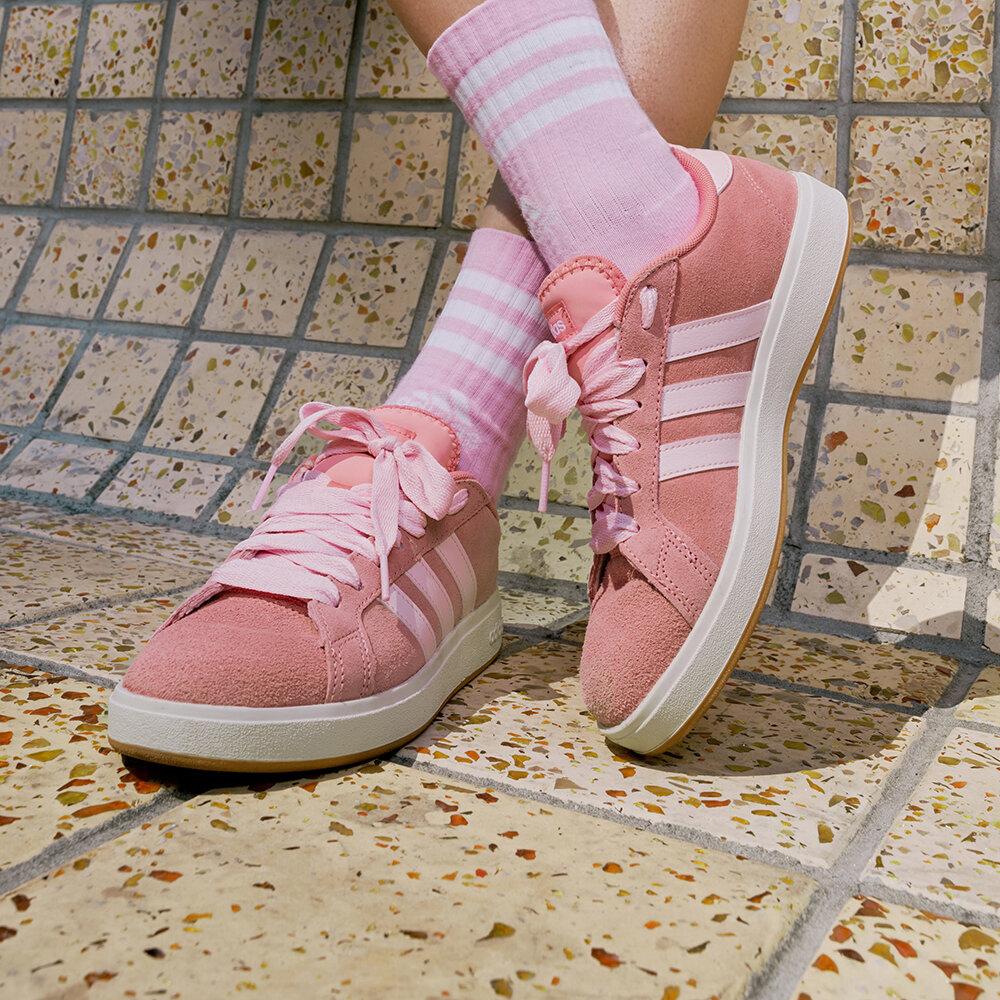 Adidas Wmns Grand Court Base 00s Semi Pink Spark 40