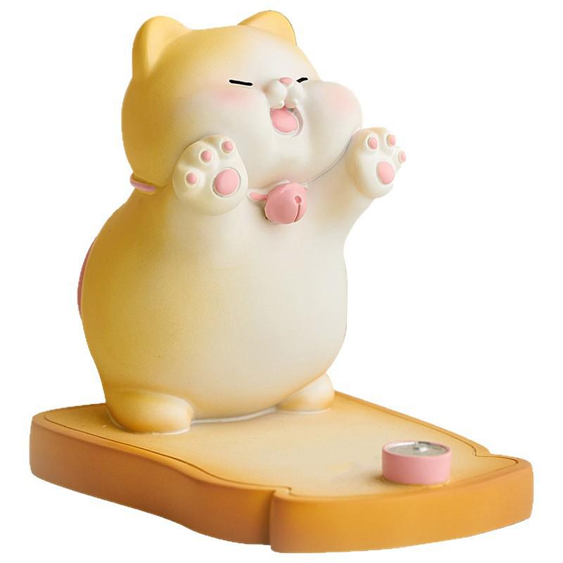 Adorable Cat Phone Holder for Office Desk - Stable Desktop Decoration Ornament