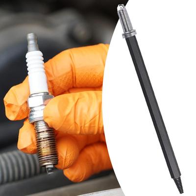 Herramienta extractora de bujías rotas Herramientas de reparación de bujías dañadas para automóviles Macho de roscar de doble extremo para mecánicos de motocicletas