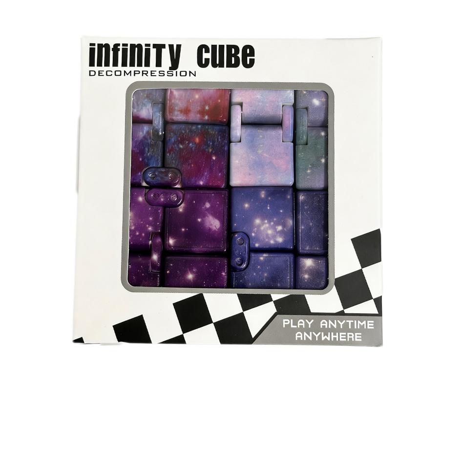 Children Adult Decompression Toy Stress Relief Cube Fidget Toys Relieve Stress Funny Hand Game Puzzle Infinity Magic Cube Square