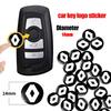 14 мм Наклейки с эмблемой ключа автомобиля Логотип ключа управления автомобилем для Dacia Clio Laguna 2 Megane 2 3 Duster Logan Captur